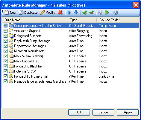 Screenshot for Auto-Mate Add-in for Outlook 3.1.0